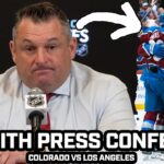 LA Kings Coach DJ Smith CALLS OUT Avs Amount of Goals After Avs 2-1 WIN in Game 1 of Playoffs