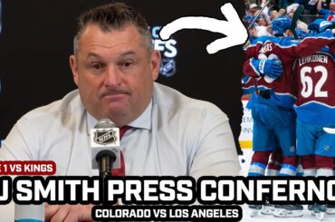 LA Kings Coach DJ Smith CALLS OUT Avs Amount of Goals After Avs 2-1 WIN in Game 1 of Playoffs