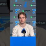 Dylan Holloway and Jimmy Snuggerud on Robert Thomas