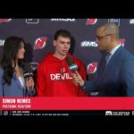 SIMON NEMEC SAYS THE HARD TRUTH POST GAME AFTER HIS 3RD OT WINNER THIS SEASON #NJDevils