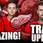 DETROIT RED WINGS TRADE UPDATE: THE FUTURE AFTER DYLAN LARKIN + AWESOME PROSPECT NEWS (Cossa & More)