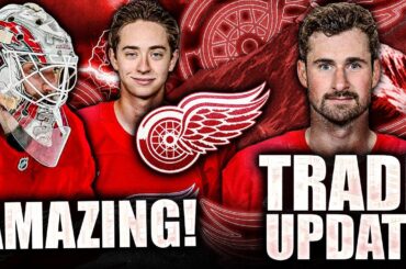 DETROIT RED WINGS TRADE UPDATE: THE FUTURE AFTER DYLAN LARKIN + AWESOME PROSPECT NEWS (Cossa & More)