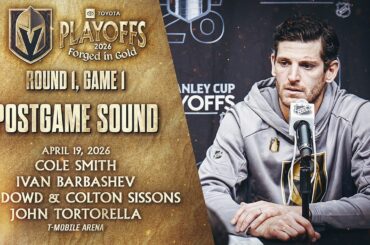 🎥 Round 1, Game 1 POSTGAME SOUND: Smith, Barbashev, Dowd, Sissons & Tortorella