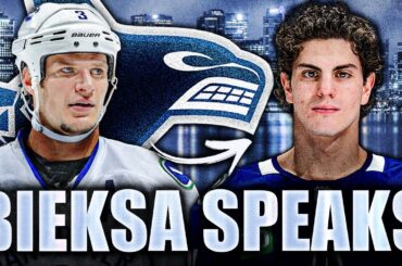 VANCOUVER CANUCKS LEGEND GIVES SOME TREMENDOUS PRAISE TO THIS YOUNG D-MAN (Kevin Bieksa, Zeev Buium)