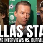 Sam Steel, Justin Hryckowian, Esa Lindell & Gulutzan Recap Stars Regular Season Finale vs. Buffalo