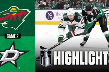 Wild vs. Stars | NHL Playoff Highlights | Game 2 | April 20, 2026