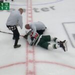 Colin Blackwell Lays a Big Open Ice Hit on Yakov Trenin