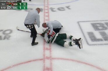 Colin Blackwell Lays a Big Open Ice Hit on Yakov Trenin