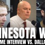 Matt Boldy, Brock Faber, Marcus Foligno, Zach Bogosian & Minnesota Respond to GM2 Loss vs. Dallas