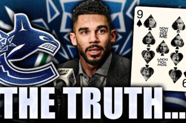 WE NOW KNOW THE TRUTH BEHIND EVANDER KANE'S DISAPPEARANCE FOR THE VANCOUVER CANUCKS…