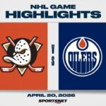 NHL Game 1 Highlights | Ducks vs. Oilers - April 20, 2026