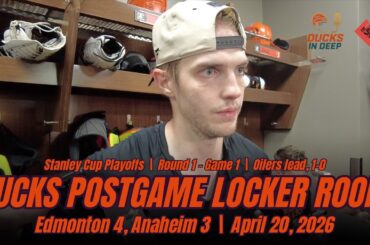 Troy Terry: "It's hard to swallow, but... I think we proved it to ourselves" | Ducks Game 1 Postgame