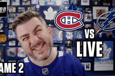 Montreal Canadiens vs Tampa Bay Lightning GAME 2 LIVE w/ Steve Dangle