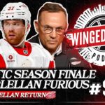 DETROIT DESTROYED IN SEASON FINALE, McLELLAN SEETHING (& NHL PLAYOFF PREVIEW) - Winged Wheel Podcast