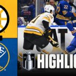 Bruins vs. Sabres | NHL Playoff Highlights | Game 1 | April 19, 2026