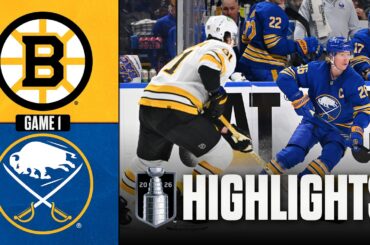 Bruins vs. Sabres | NHL Playoff Highlights | Game 1 | April 19, 2026