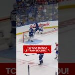 Zachary Bolduc fait sentir sa présence avec une solide mise en échec! 🚂