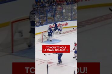 Zachary Bolduc fait sentir sa présence avec une solide mise en échec! 🚂