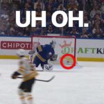 Bruins score FROM CENTER ICE!