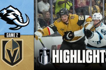Mammoth vs. Golden Knights | NHL Playoff Highlights | Gm 2 | April 21, 2026