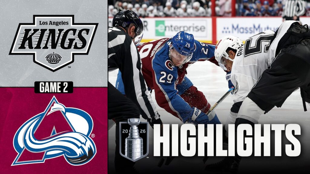 Kings vs. Avalanche | NHL Playoff Highlights | Gm 2 | April 21, 2026