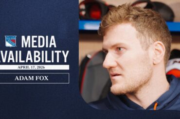NYR 2026 Exit Day: Adam Fox Media Availability | April 17, 2026