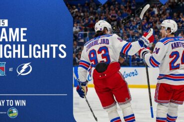 GAME HIGHLIGHTS | 2025-26: New York Rangers vs Tampa Bay Lightning (4/15/26)