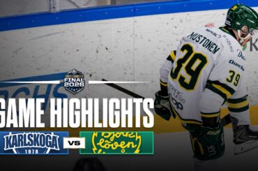 Final 3:7: BIK Karlskoga vs. Björklöven | Highlights 20/4