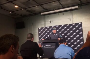 Philadelphia Eagles' Doug Pederson talks Lane Johnson, injuries and more