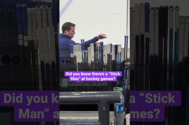 NHL teams have a “Stick Man” and he touches the stick of whoever had the puck in case a stick breaks