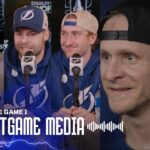 Postgame Media Round One Game Two | Cooper, Hagel, Moser, Perry, Kucherov