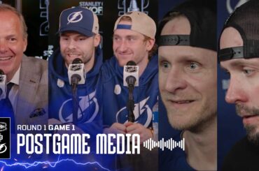 Postgame Media Round One Game Two | Cooper, Hagel, Moser, Perry, Kucherov