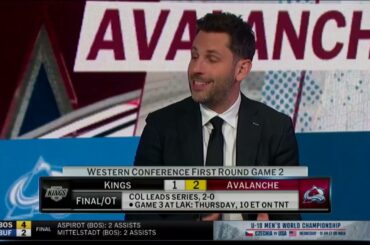 Landeskog scores late, Roy scores in overtime, and Avalanche take 2-0 series lead