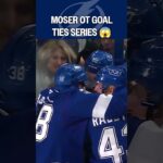 Moser Wins It in OT to Tie the Series 😱🔥