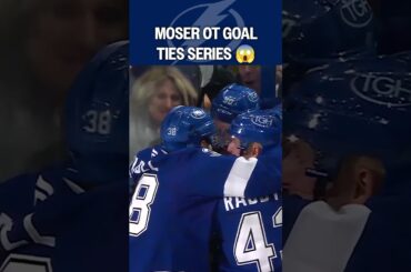 Moser Wins It in OT to Tie the Series 😱🔥