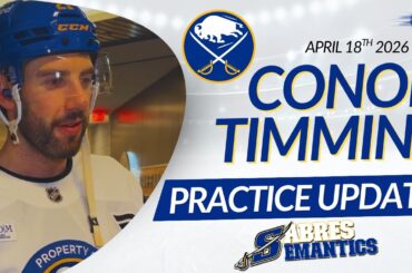 "Growing up going to Sabres games, our success this year is really exciting" -Sabres D Conor Timmins