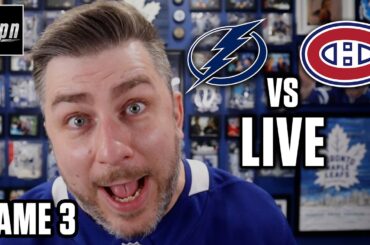Montreal Canadiens vs Tampa Bay Lightning GAME 3 LIVE w/ Steve Dangle