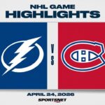 NHL Game 3 Highlights | Lightning vs. Canadiens - April 24, 2026
