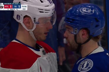 Slafkovsky and Hagel DROP THE GLOVES!!