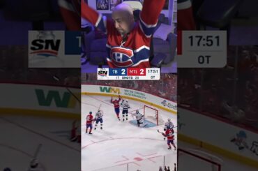 Lightning vs Canadiens GAME 3 OT REACTION #nhl #playoff #reaction