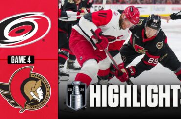 Hurricanes vs. Senators | NHL Playoff Highlights | Game 4 | April 25, 2026