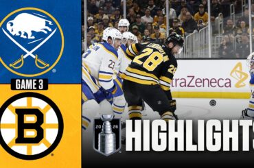 Sabres vs. Bruins | NHL Playoff Highlights | Game 3 | April 23, 2026