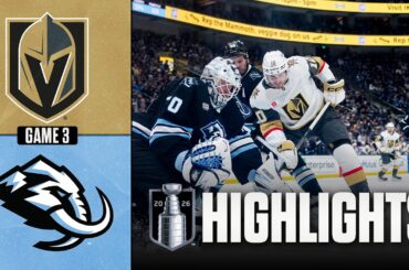 Golden Knights vs. Mammoth | NHL Playoff Highlights | Game 3 | April 24, 2026