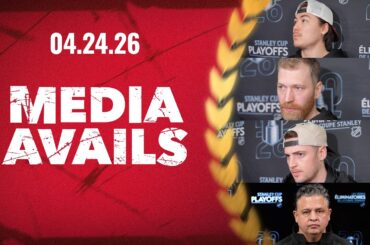 Drake Batherson, Claude Giroux, Jordan Spence, Travis Green Media Availability