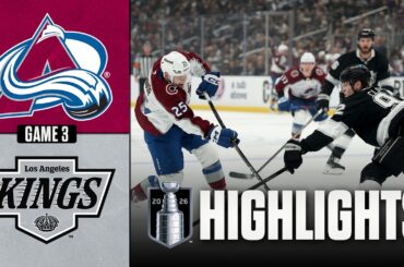 Avalanche vs. Kings | NHL Playoff Highlights | Game 3 | April 23, 2026