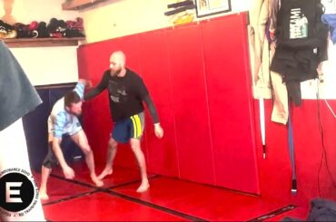 Blake Morton wrestling for mma seminar Eastside Endurance BJJ with Colton White