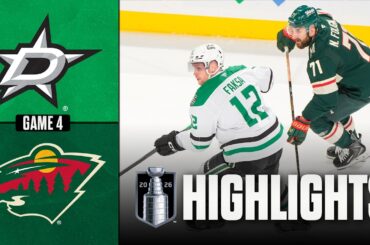 Stars vs. Wild | NHL Playoff Highlights | Game 4 | April 25, 2026