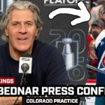 Jared Bednar on Josh Manson's Injury, Brent Burns' Physicality & More After Practice Before Game 4