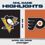 NHL Game 4 Highlights | Penguins vs. Flyers - April 25, 2026
