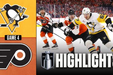 Penguins vs. Flyers | NHL Playoff Highlights | Game 4 | April 25, 2026